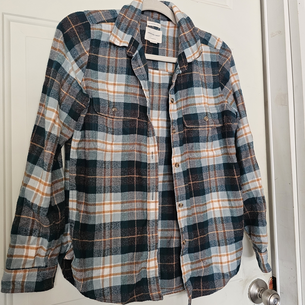 American Eagle Outfitters Classic Plaid Shirt
